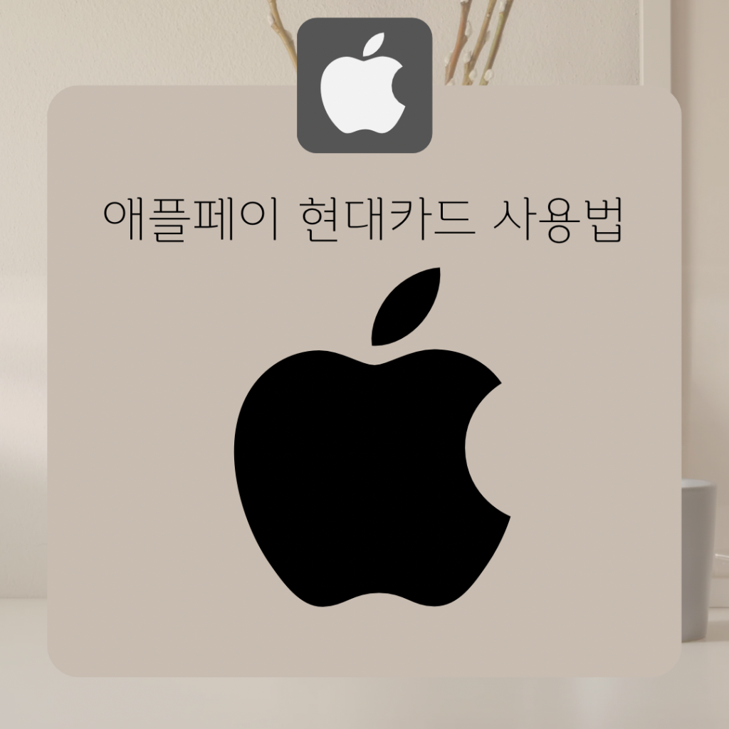 애플페이-현대카드-사용법